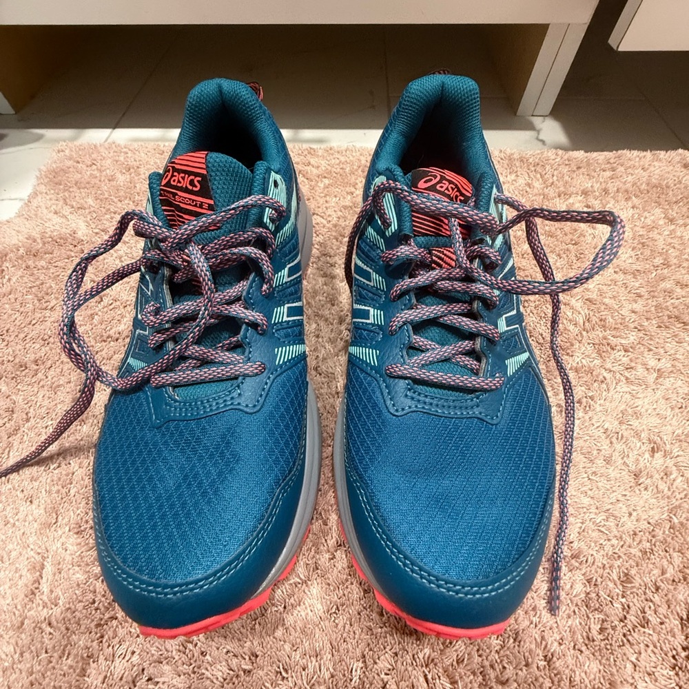 Asics Blue Athletic Shoes